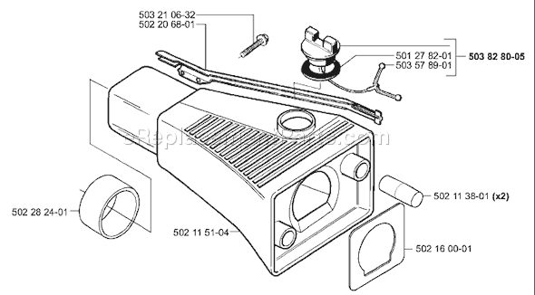 Husqvarna 245 (2001-01) Brushcutter Crankshaft Diagram