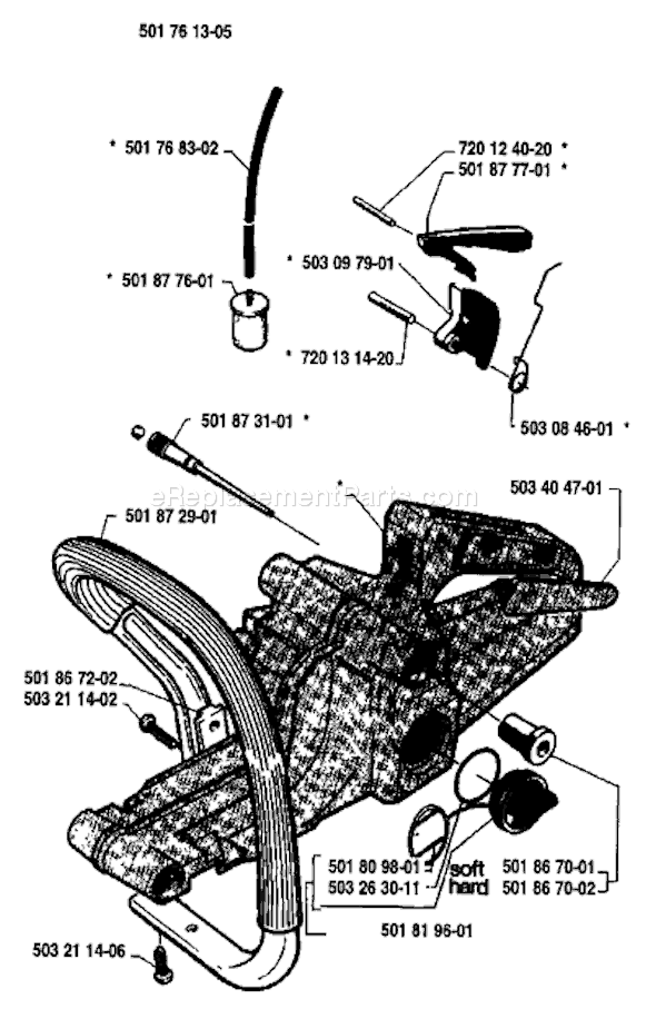 Husqvarna 254 (1987-01) Chainsaw Page L Diagram