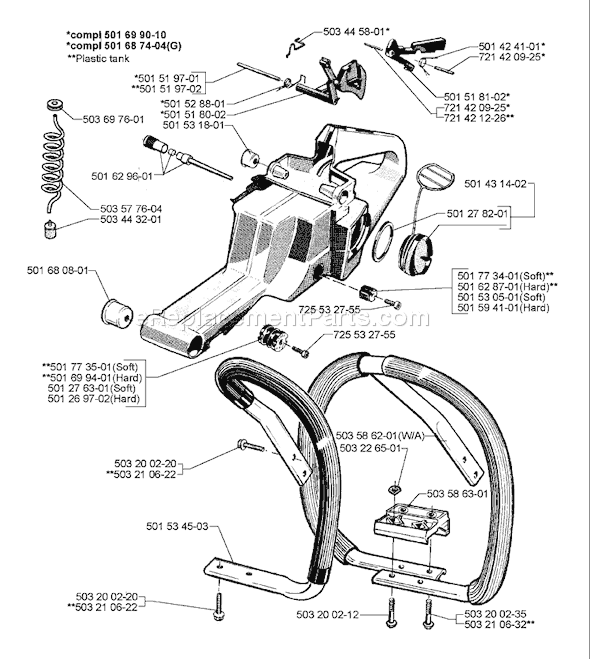 Husqvarna Chainsaw | 272 XP | eReplacementParts.com