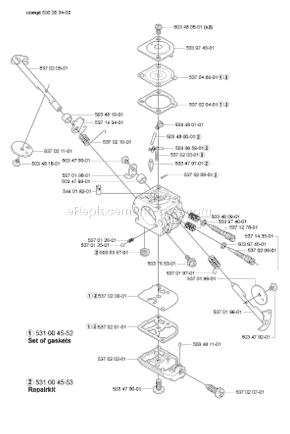 Husqvarna 323 HE 3 (2007-01) Hedge Trimmer Page C Diagram