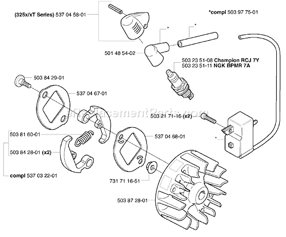 Husqvarna 325 RJX (2002-01) Trimmer Page J Diagram