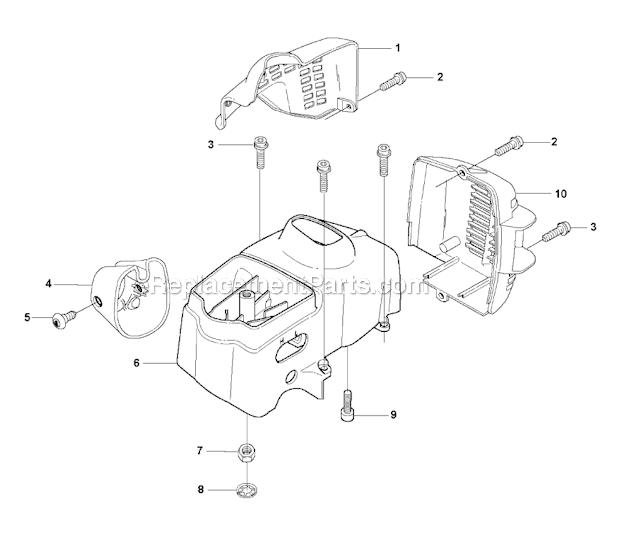 Husqvarna 326RX (2009-05) Brushcutter Cover (2) Diagram