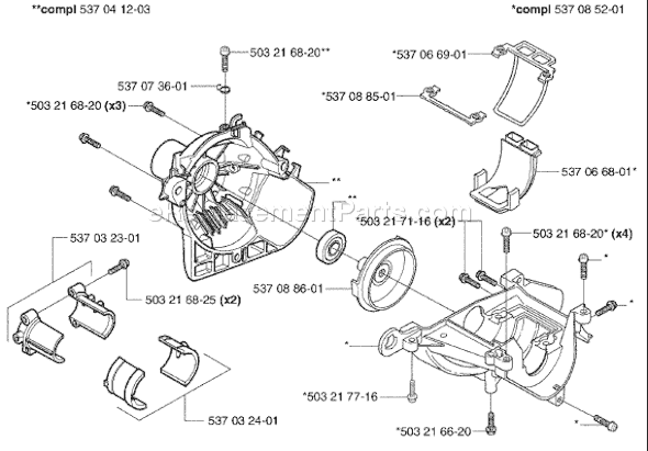 Husqvarna 326 HE 4 X-Series (2003-01) Hedge Trimmer Page E Diagram