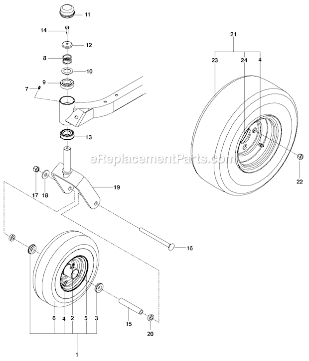 Poulan 380ZX Lawn Tractor Page F Diagram