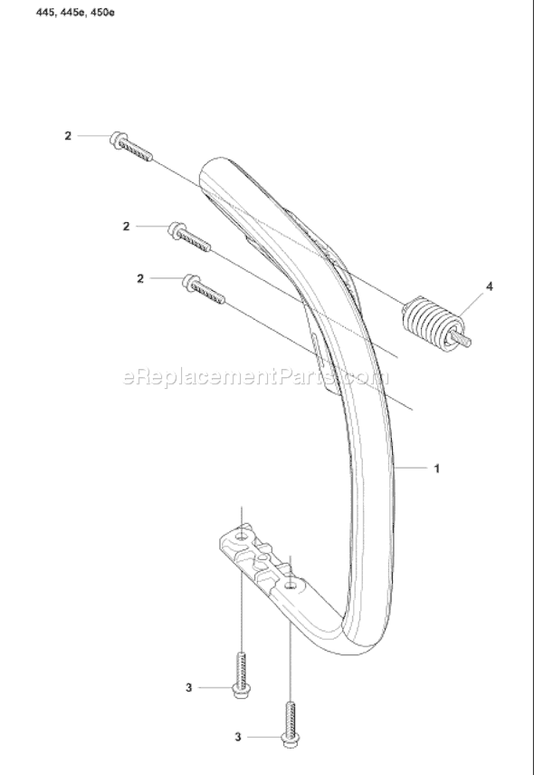 Husqvarna 445 (2007-03) Chainsaw Page I Diagram