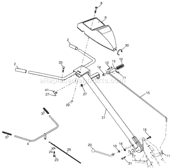 Husqvarna 500 HRTT A (954329318) (2003-11) Tiller Page B Diagram