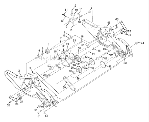 Husqvarna 500 RTT (96093000100) (2004-11) Tiller Page G Diagram