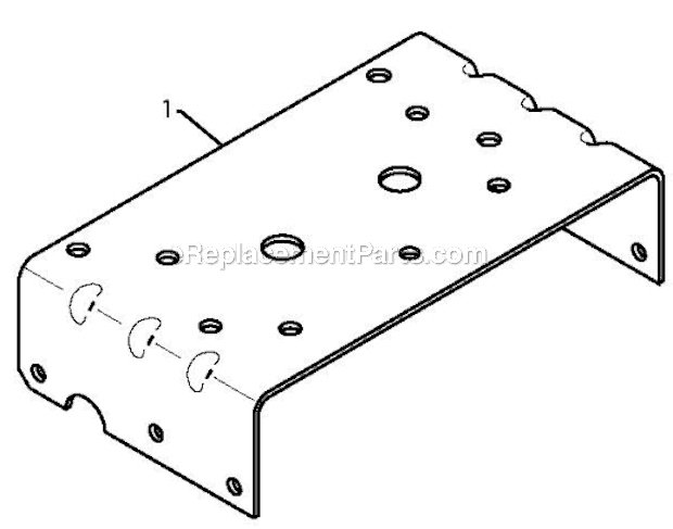 Husqvarna 5524ST (96191001606)(2010-04) Snowblower Engine Plate Diagram