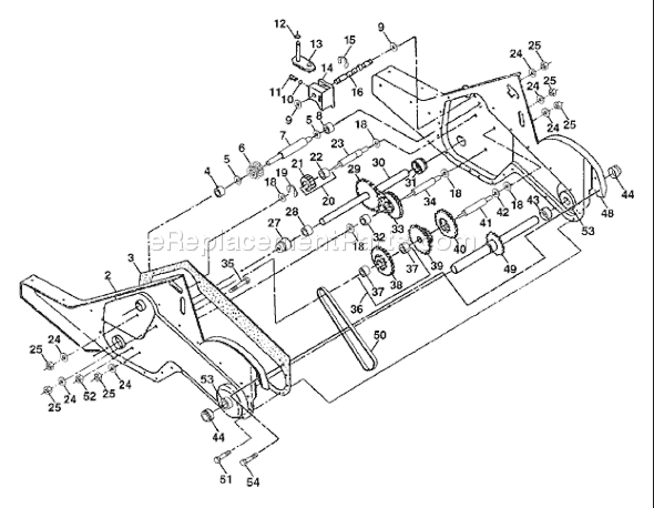 Husqvarna 600 CRT (954140070A) (1999-04) Tiller Page G Diagram