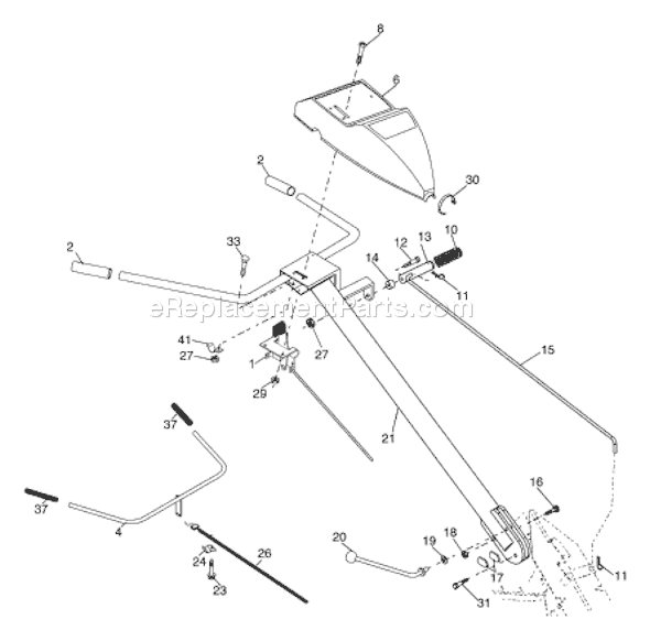 Husqvarna 650 RTT (96093000200) (2005-08) Tiller Page B Diagram