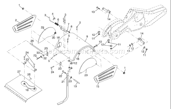 Husqvarna 650 RTT (96093000200) (2005-08) Tiller Page F Diagram