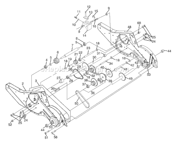 Husqvarna 650 RTT (96093000200) (2005-08) Tiller Page G Diagram