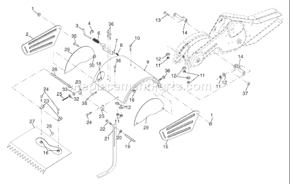 Husqvarna 650 RTT (9609300201) (2006-12) Tiller Page F Diagram