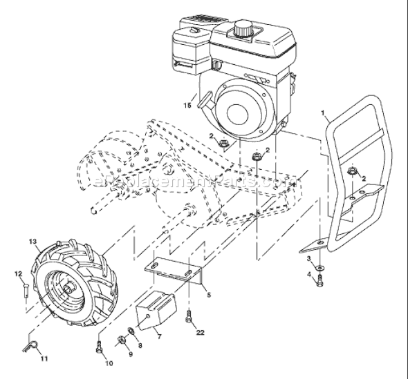 Husqvarna 700 DRT (96093000401) (2006-02) Tiller Page D Diagram