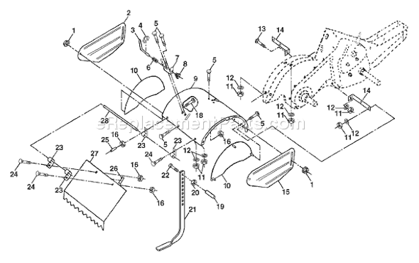 Husqvarna CRT 52 (HCCRT52) (954140020) (1997-01) Tiller Page F Diagram