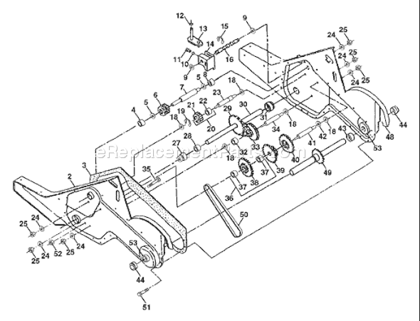 Husqvarna CRT 61 (95414022A) (1997-07) Tiller Page G Diagram