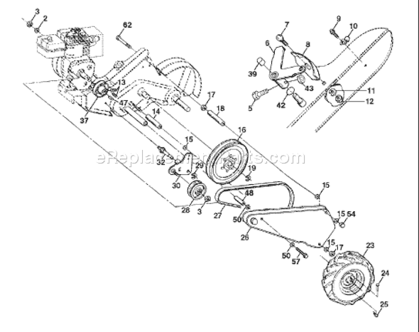 Husqvarna CRT 83 (954140066C) (1999-09) Tiller Page C Diagram