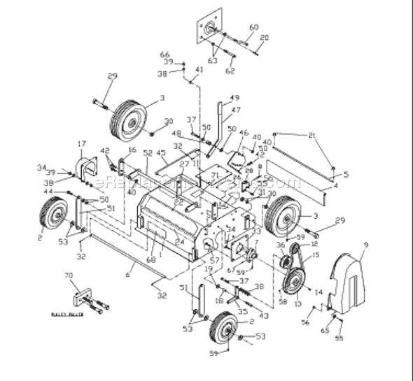 Husqvarna Dethatcher | DTH 20 | eReplacementParts.com