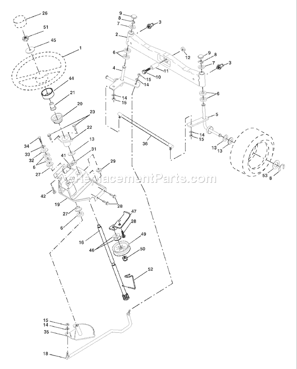 Husqvarna GTH 2548 (LOGT25H48B) (954572134) (2004-02) Ride Mower Page I Diagram