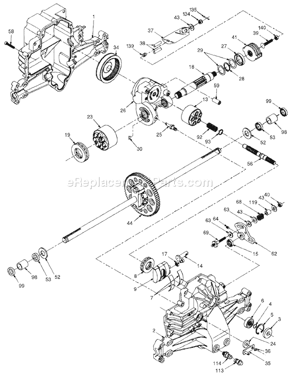 Husqvarna LRH 125 (954001222D) (1995-07) Lawn Tractor Page P Diagram