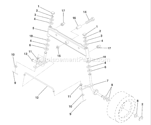 Husqvarna LR 121 (954140001B) (1997-12) Lawn Tractor Page G Diagram