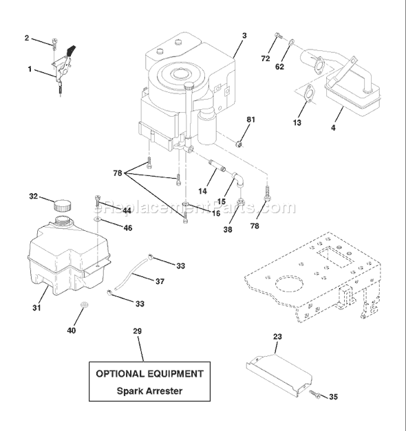 Husqvarna LTH 145 (954140006D) (1998-07) Ride Mower Page E Diagram