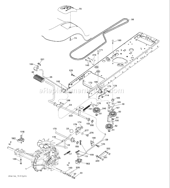 Husqvarna LTH 1538 (96043003800) (2006-12) Ride Mower Page C Diagram