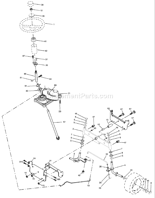 Husqvarna LTH 18542 A (954571731) (2003-11) Ride Mower Page I Diagram