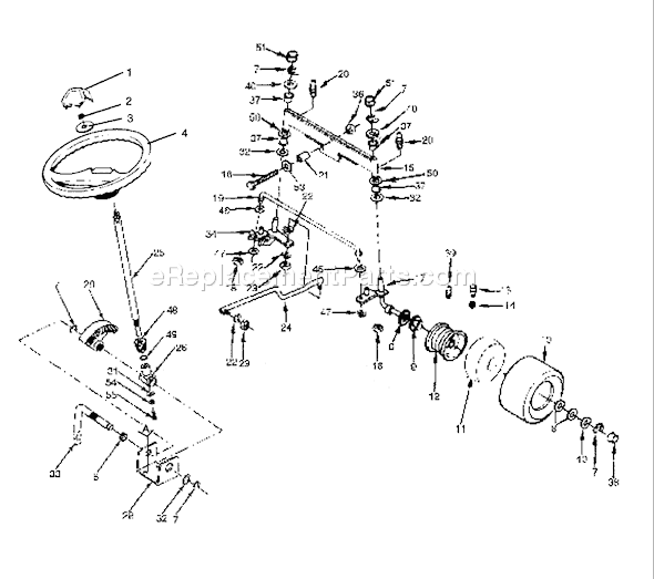 Husqvarna LT 125 (H12538C) (1991-06) Ride Mower Page J Diagram