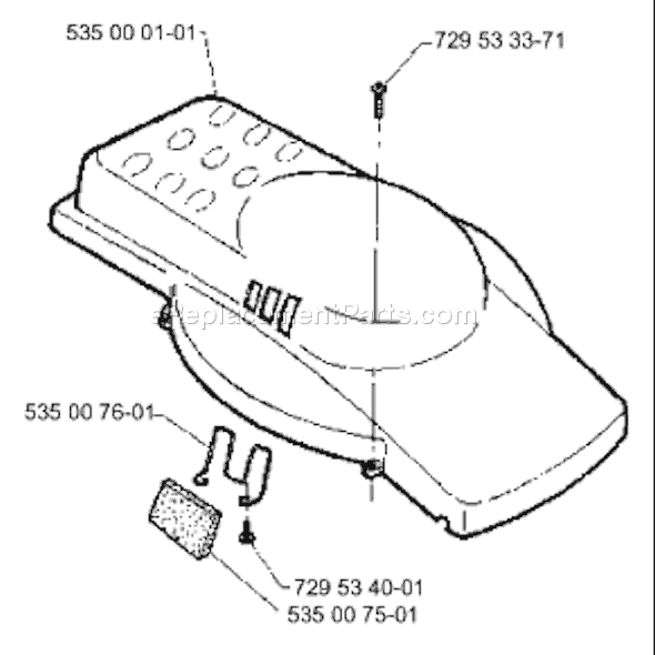 Husqvarna Master 43 RC (1995-11) Lawn Mower Page F Diagram