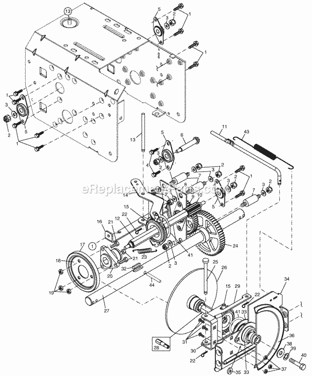 Husqvarna P10530ESA (2002) P10530ESA (2002) Drive Diagram