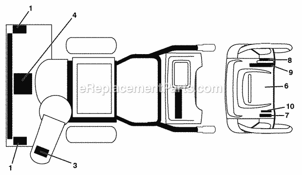 Husqvarna PP265E27 (2009-08) PP265E27, 96198002800 (2009-08) Decals Diagram