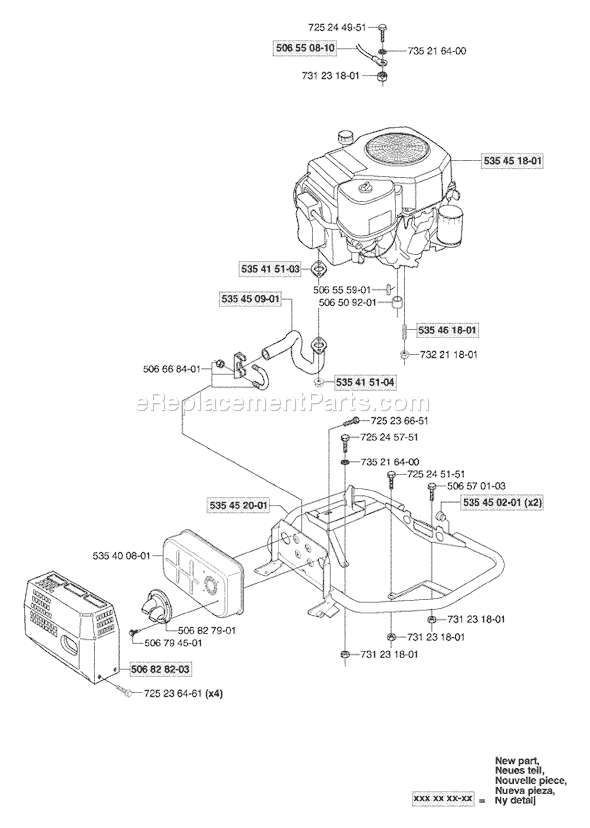 Husqvarna Rider 155 (2003-01) Ride Mower Page I Diagram