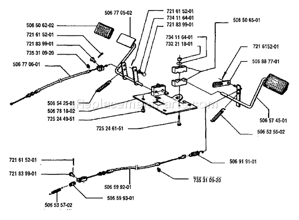 Husqvarna Rider 970 5 K (1993-05) Ride Mower Page M Diagram