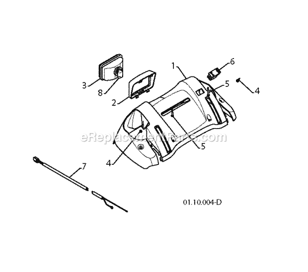 Husqvarna St (2012-08) St 2111E - 96191004106 (2012-08) Handle_Controls_B Diagram