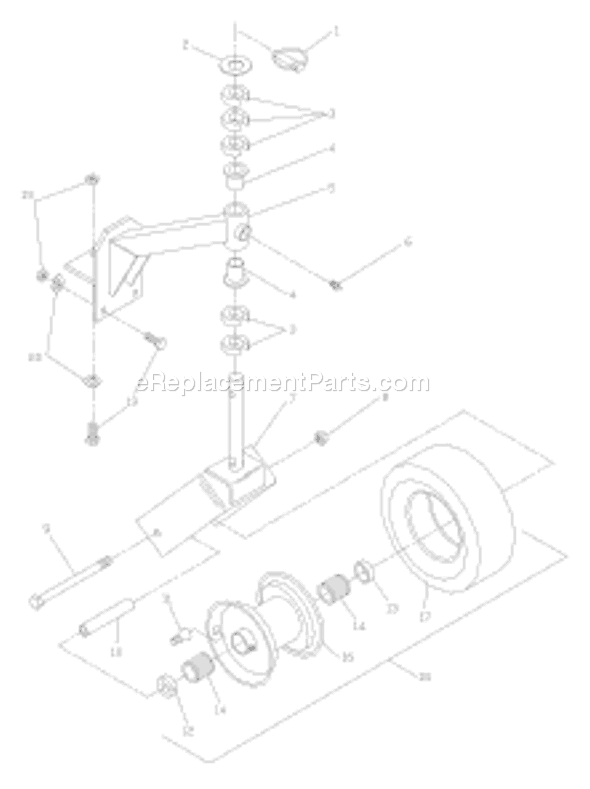 Husqvarna W 3213 (968999114) (2004-11) Lawn Mower Page B Diagram