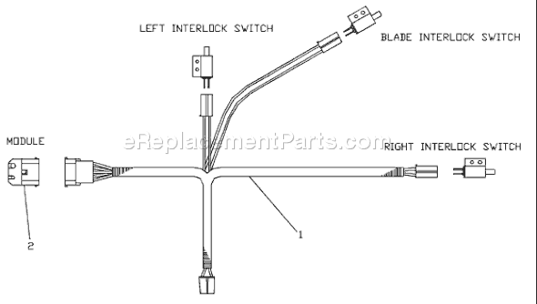 Husqvarna W 3613 A (539104773-01) (2000-02) Lawn Mower Page J Diagram