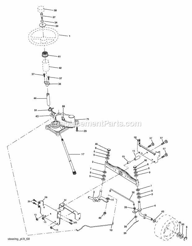 Husqvarna XT185H42LT (2006-01) XT185H42LT (2006-01) Page I Diagram