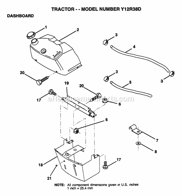 Husqvarna Y12R38D (1995) Y12R38D (1995) Page B Diagram