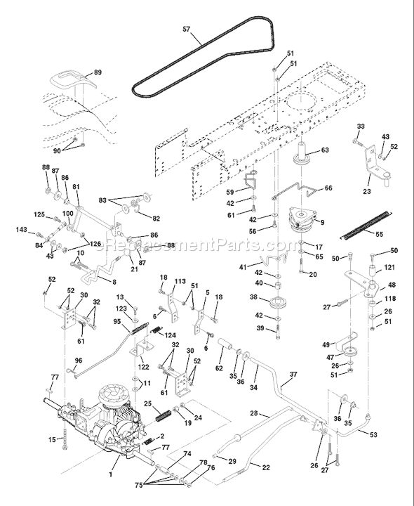 Husqvarna YTH 180 (954140010C) (1997-12) Ride Mower Page C Diagram