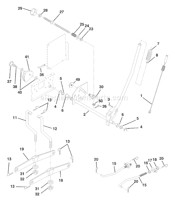 Husqvarna YTH 180 (954140010C) (1997-12) Ride Mower Page G Diagram