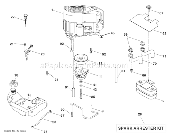 Husqvarna YTH 1848 XPT (96043000701) (2006-03) Ride Mower Page E Diagram