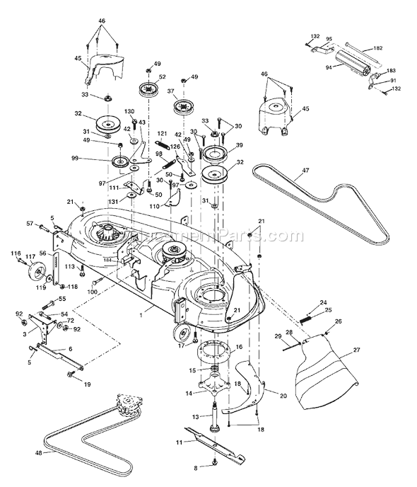 Husqvarna YTH 2148 (LO21H48J) (954572035) (2004-05) Ride Mower Page F Diagram