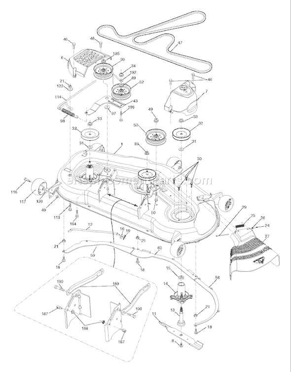 Husqvarna YTH 2454 T (96043002203) (2006-03) Ride Mower Page F Diagram