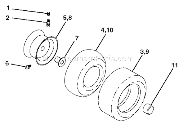 Husqvarna YTH 2748 (96013001000) (2004-12) Ride Mower Page J Diagram