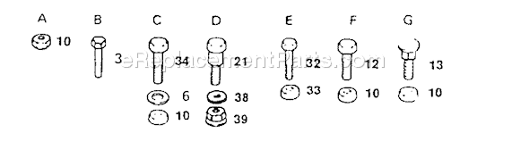 Husqvarna YT 120 (HVYT120AR) (1990-03) Ride Mower Page B Diagram