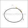 Husqvarna Clutch Cable part number: 539100492