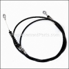 Husqvarna Cable, Chute part number: 601002391