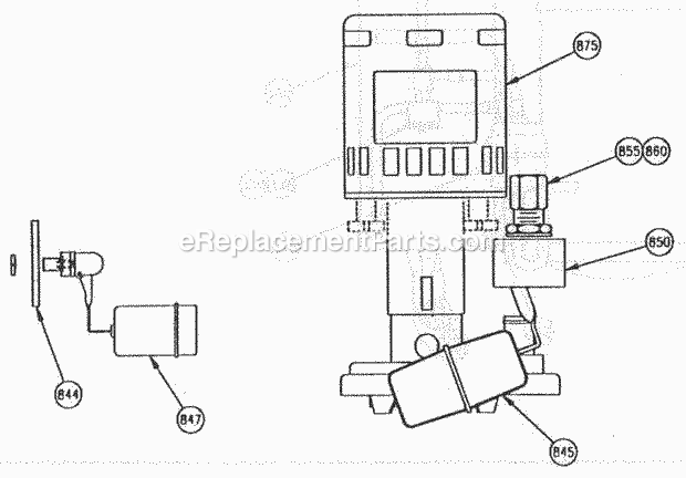 Ice-O-Matic EC-300 (B-Series w-Solid) B-Series Cuber w/Solid State Board Page E Diagram