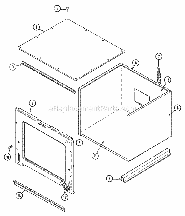 Jenn-Air W2410B Walloven- S/C Ele Body Diagram